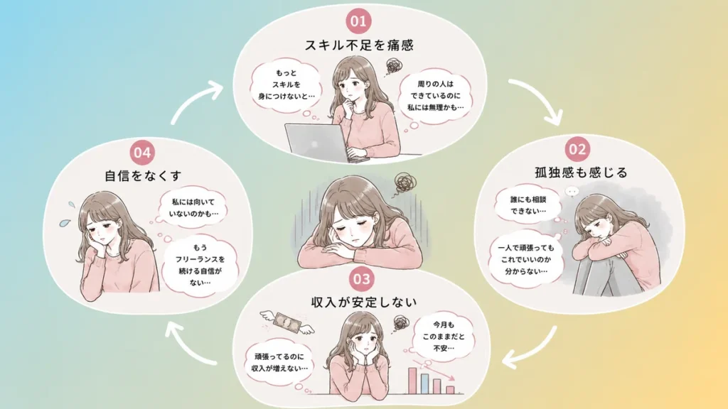 自由を求めたが抜け出せない…当時感じていた負のループ
